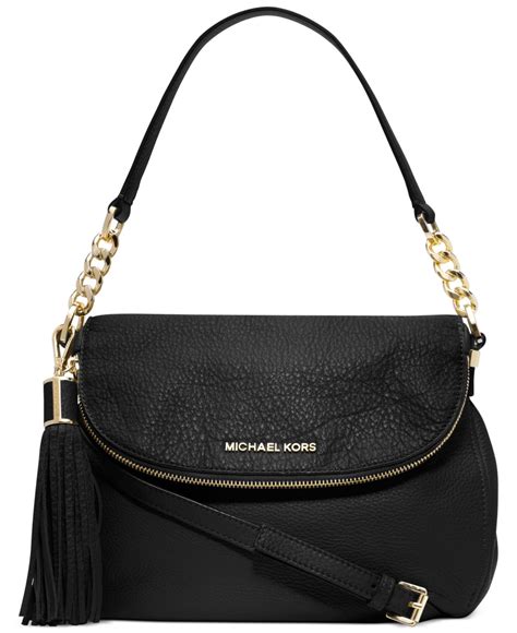 michael kors medium bedford convertible shoulder bag logo leather|michael kors bedford bag medium.